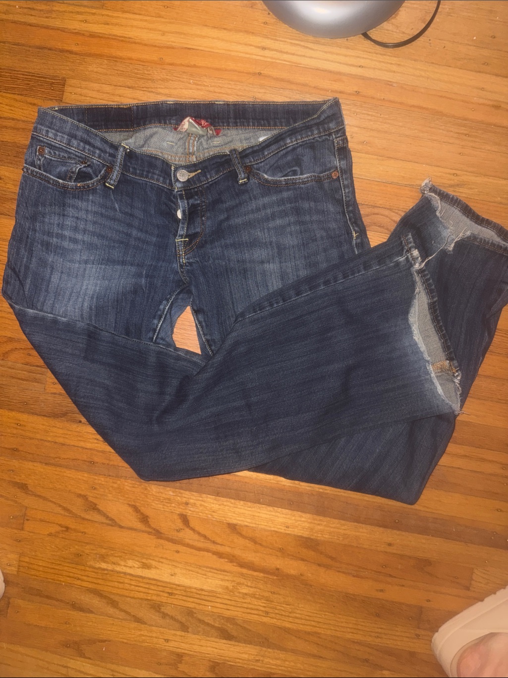 Lucky Brand Bootcut Jeans In Dark Indigo
